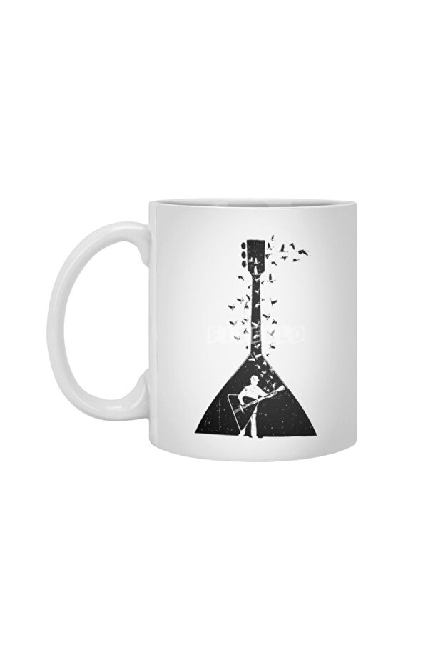 Balalaika White Cup, Gift, Dowry, Presentation Holder