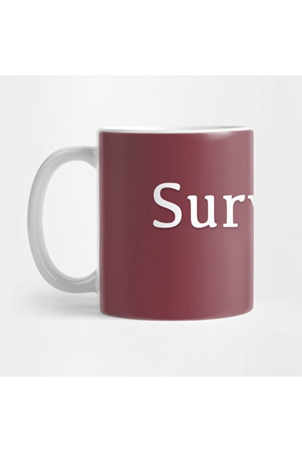 Survivor - Pink Ribbon Design Mug, Gift, Dowry, Presentation Holder