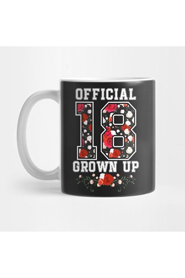 Official 18 Grown up Birthday Cup, Gift, Dowry, Presentation