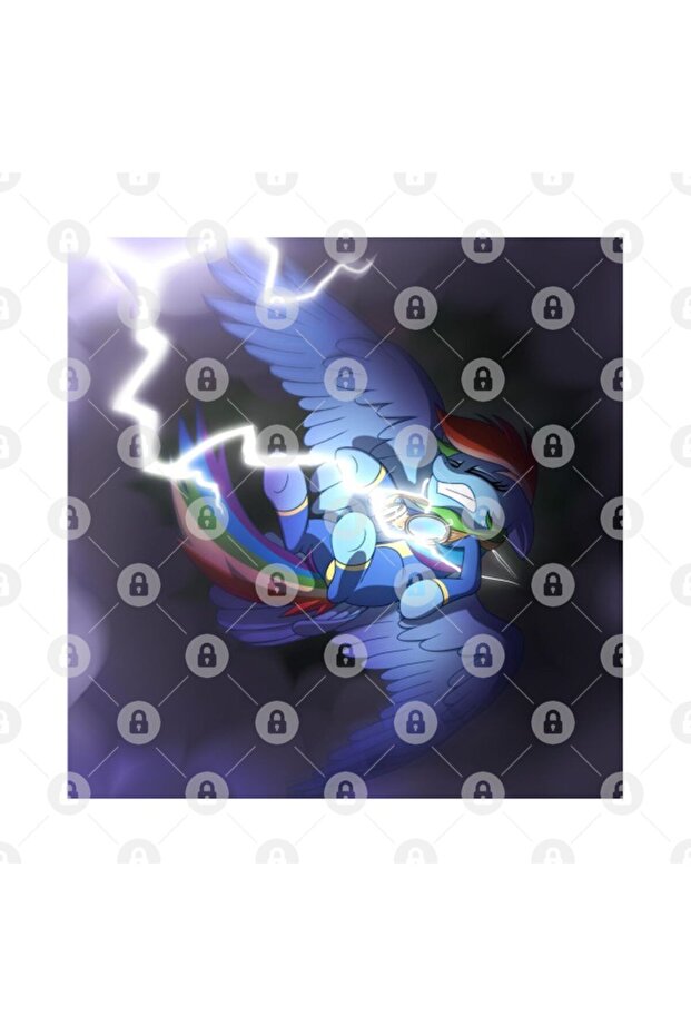 Rainbowdash Lightning Mug, Gift, Dowry, Presentation - 2
