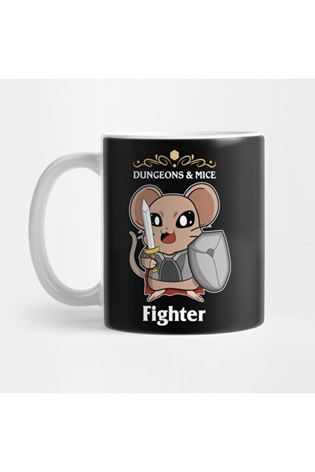 Dungeons & Mice Fighter Fantasy Class Dungeons Crawler Rpg And Dragons Mug
