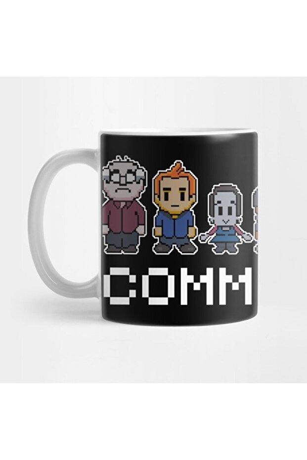 8 Bit Community Logo Mug, Gift, Dowry, Presentation Holder