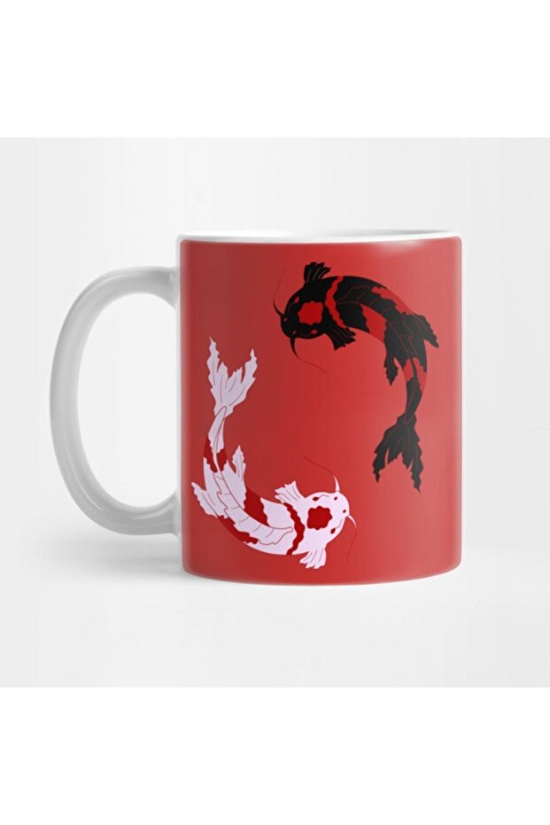 Koi Fishes Ying-Yang Mug, Gift, Dowry, Presentation