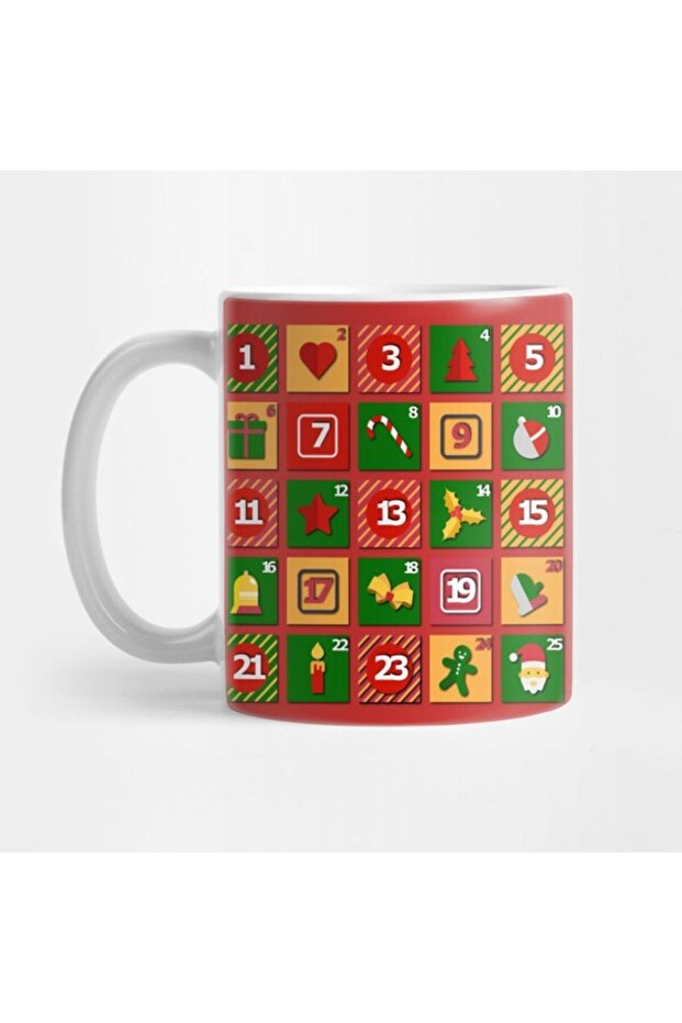 Advent Calendar Christmas Mug, Gift, Dowry, Presentation Holder