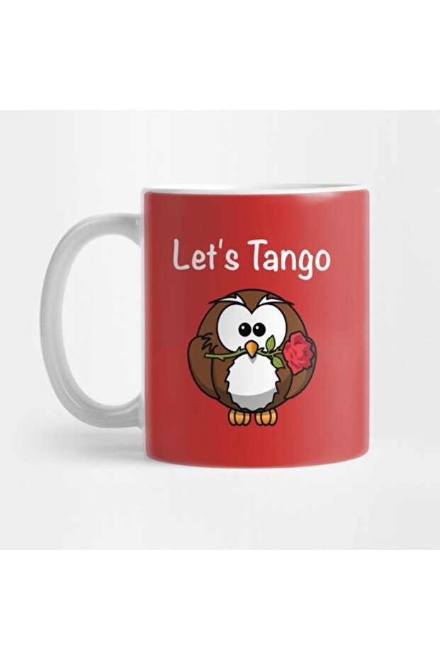 Let's Tango Owl مع كوب ورد، هدية، مهر، عرض