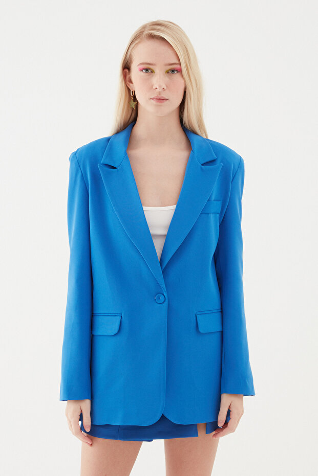 Blazer Ceket Sax - 3