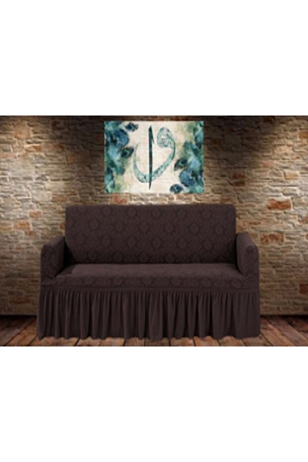 Jacquard Sofa, Sofa, Sofa Bed Cover, Lycra, Elastic, Standard 3 Seater