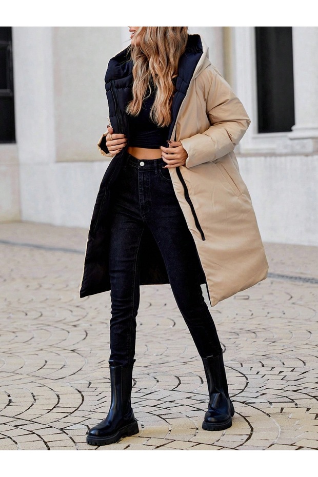 çift tarafli şişme mont - 2