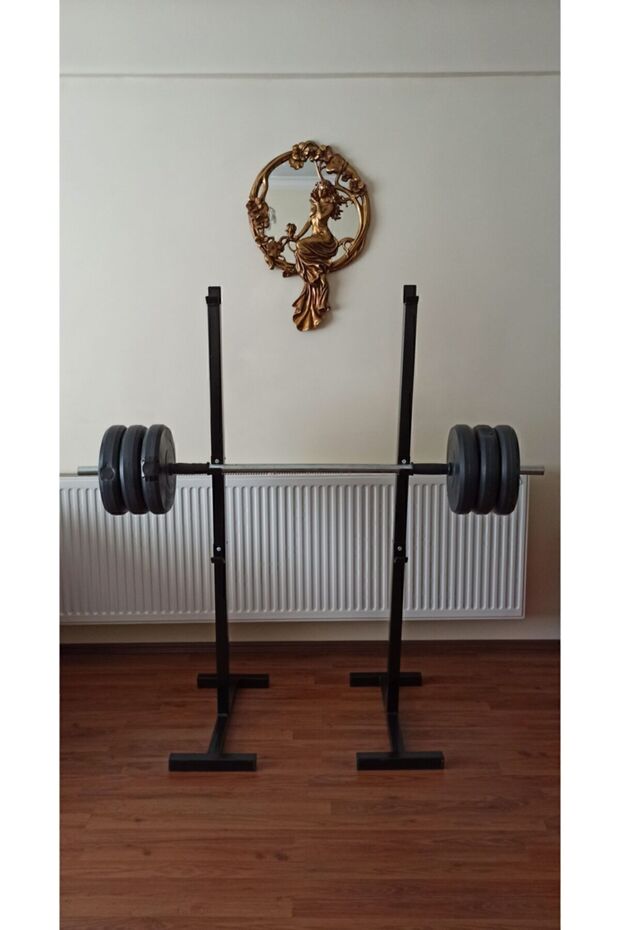 Fitnjoy sports Bench Squat Rack Standı 40x40 Profil 3m Bağlantı Noktalı N-joy Sport Satıcısında