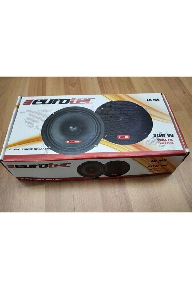 Eurotec Eu-m6 | 16 Cm | Midrange | Oto Hoparlör Kurşun Göbek - 4