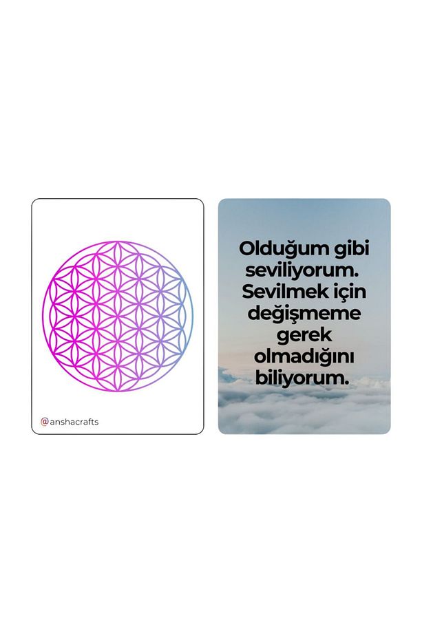 1 1 1 Manifest Olumlama Kartları - 3