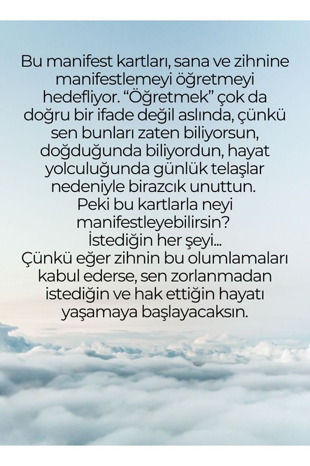 1 1 1 Manifest Olumlama Kartları - 5