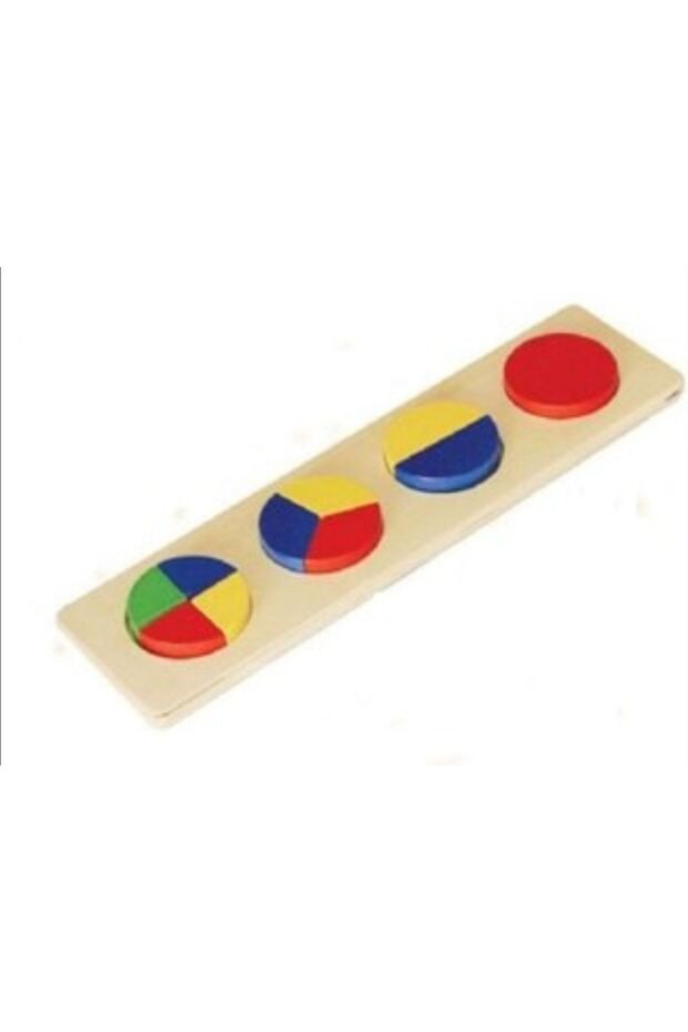 Wooden Toy Geometric Shapes Circle Piece Whole