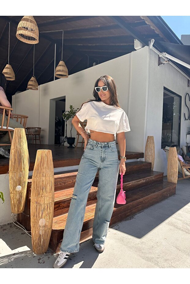 Yırtıklı jean - 1