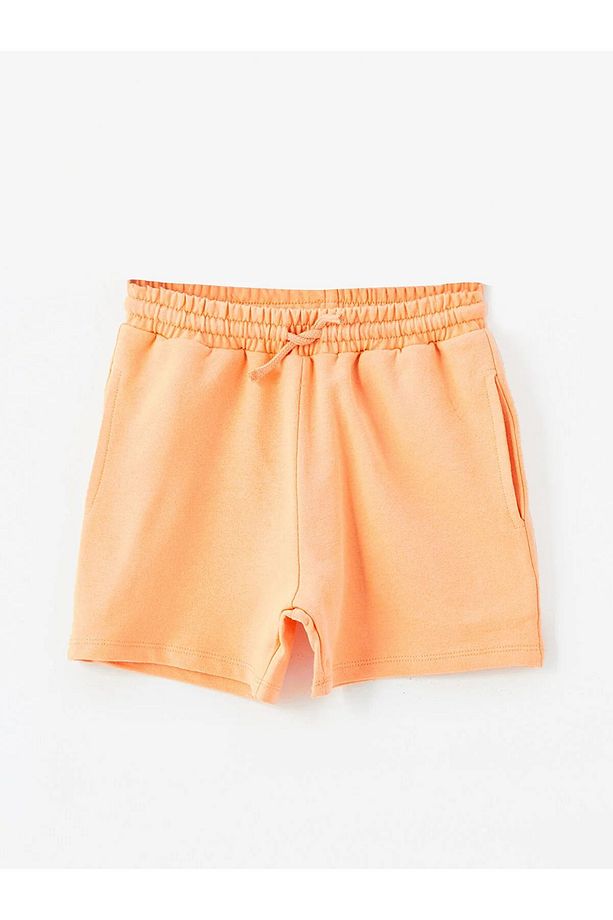 LCW baby Beli Lastikli Basic Erkek Bebek Şort 2'li - 3