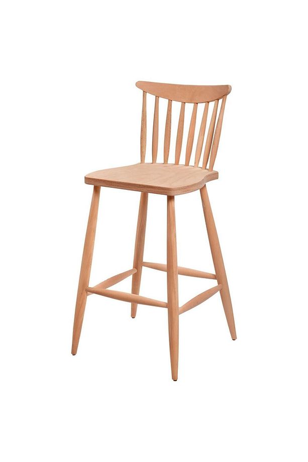 Ahşap 5675 Masif Ham Yıldız Bar Sandalye - 1