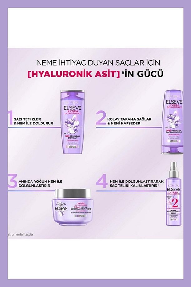 Hydra [hyaluronic] Nem Dolduran Şampuan 390ml Ve 72 Saat Nem Ile Dolgunlaştıran Maske 300ml - 7