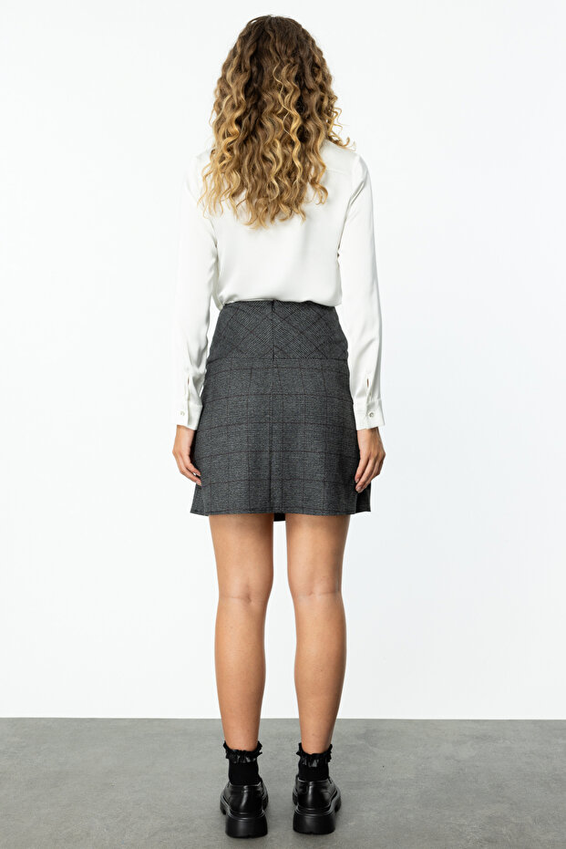 Ekoseli Mini Etek - 6