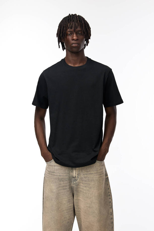 3’lü basic regular fit t-shirt paketi - 2