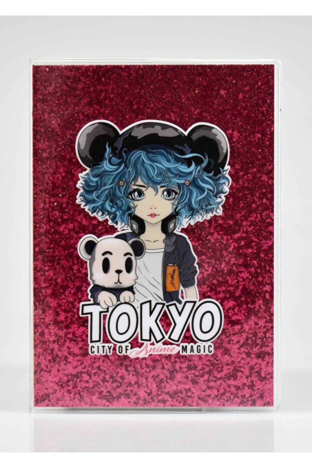 Fuchsia Tokyo - Glitter Notebook - 1