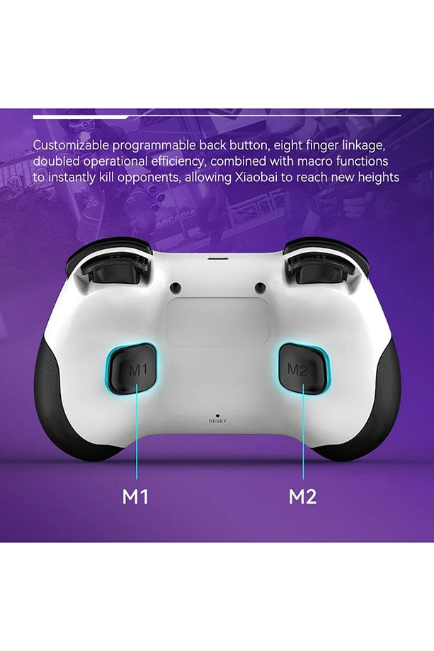Z01 Rgb Işıklı Switch/Ps3/Ps4/Android/iOS MFi/Pc/Steam Uyumlu Kablosuz Bluetooth Gamepad - 4