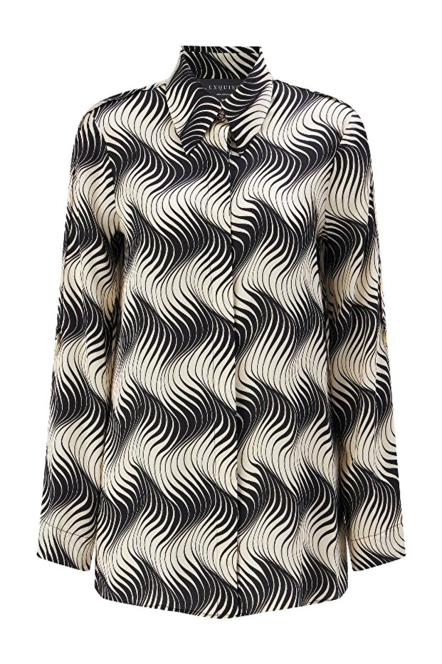 قميص فيسكوز منقوش - 7