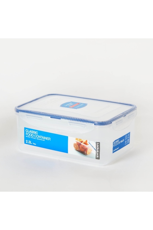 علبة طعام مستطيلة - 2.3 لتر - 6