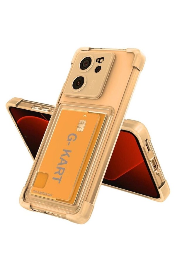 Case for Xiaomi 13t Pro Case Shock Absorbing Corner Protection Silicone Cover with Card Holder Wallet