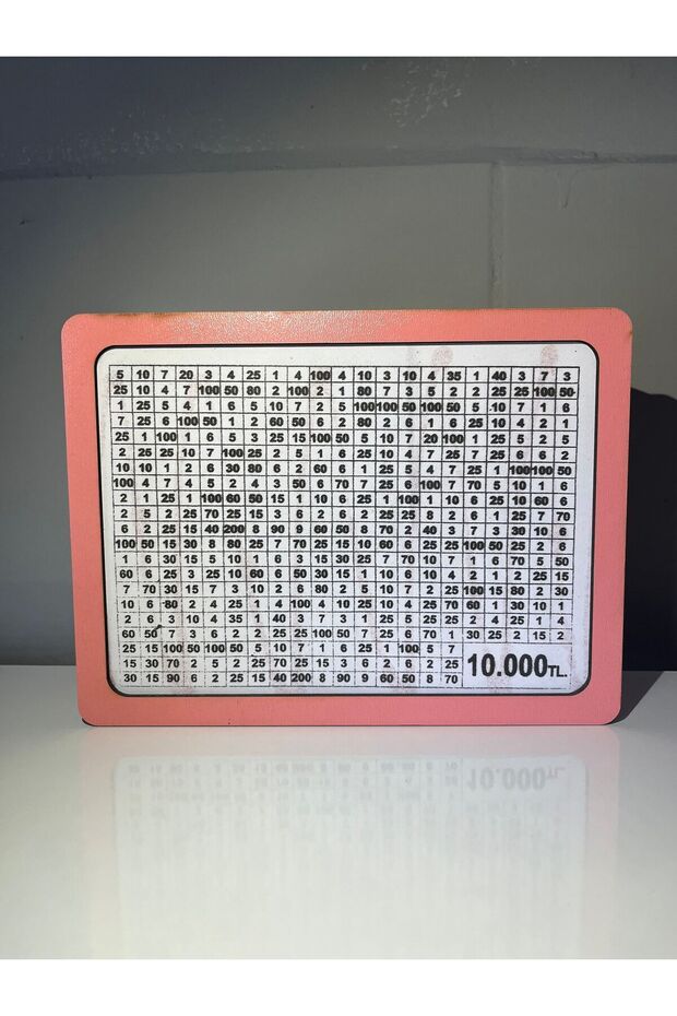 10,000 Tl Target Piggy Bank
