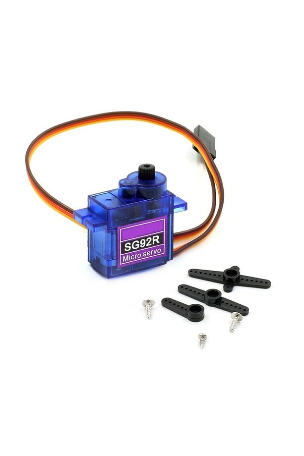 Tower Pro Sg92r 12gr Micro Servo Motor 2.5kg 4,8v Plastik Dişli Dijital Dıy Robot Rc Uçak Rc Araba - 6