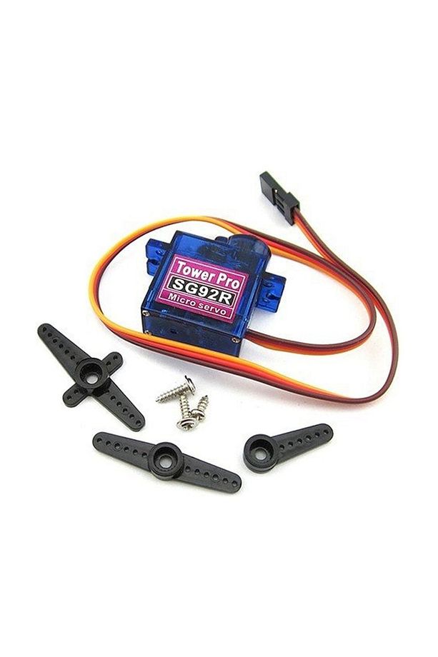 Tower Pro Sg92r 12gr Micro Servo Motor 2.5kg 4,8v Plastik Dişli Dijital Dıy Robot Rc Uçak Rc Araba - 4