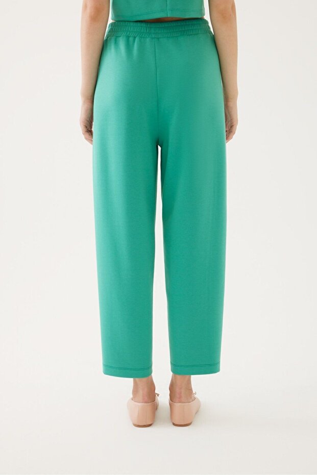 Beli Lastikli Örme Pantolon - 6