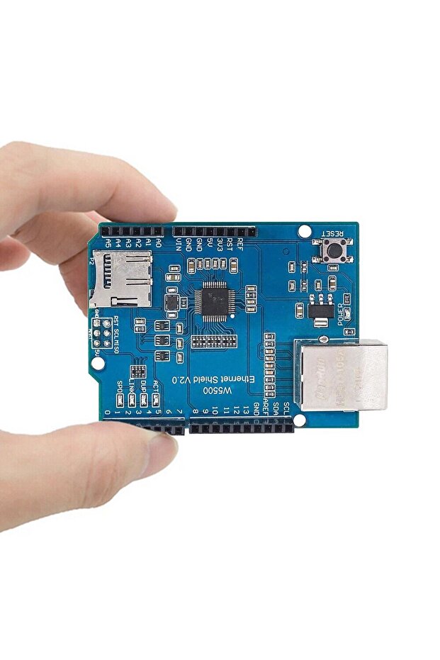 Arduino Ethernet Shield Wiznet W5500 3.3V SPI TCP/IP UDP Network Ağ Lan Haberleşme İnternet Iot - 2
