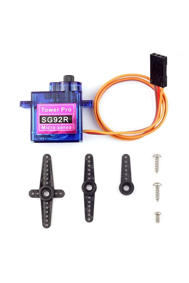 Tower Pro Sg92r 12gr Micro Servo Motor 2.5kg 4,8v Plastik Dişli Dijital Dıy Robot Rc Uçak Rc Araba - 1