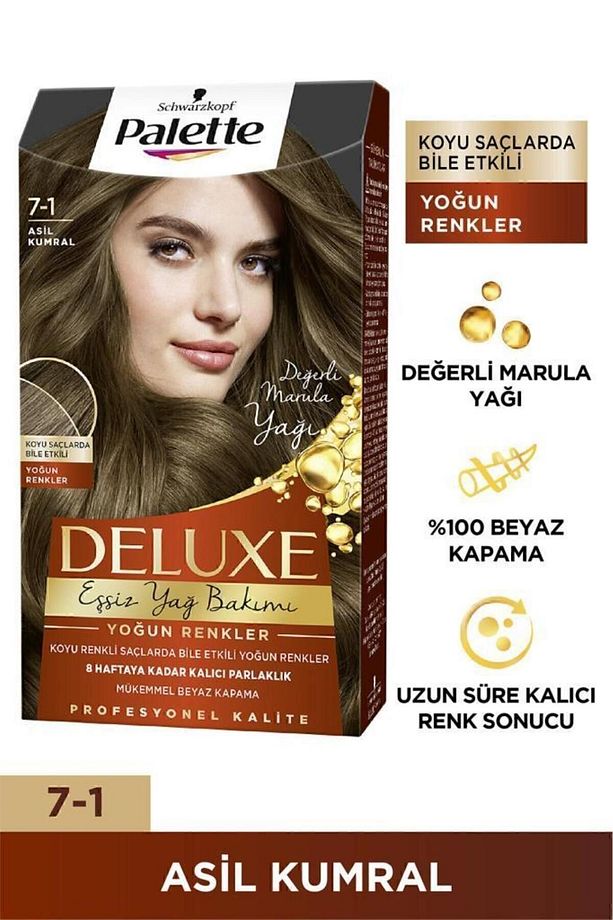 Deluxe Yoğun Renkler 7-1 Asil Kumral X 2 Adet Saç Boyası - 2
