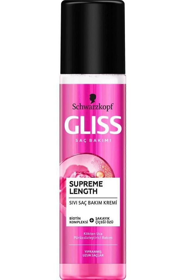 Supreme Length Uzun Saçlara Özel Durulanmayan Sıvı Saç Kremi 200 ml X 2 Adet - 3