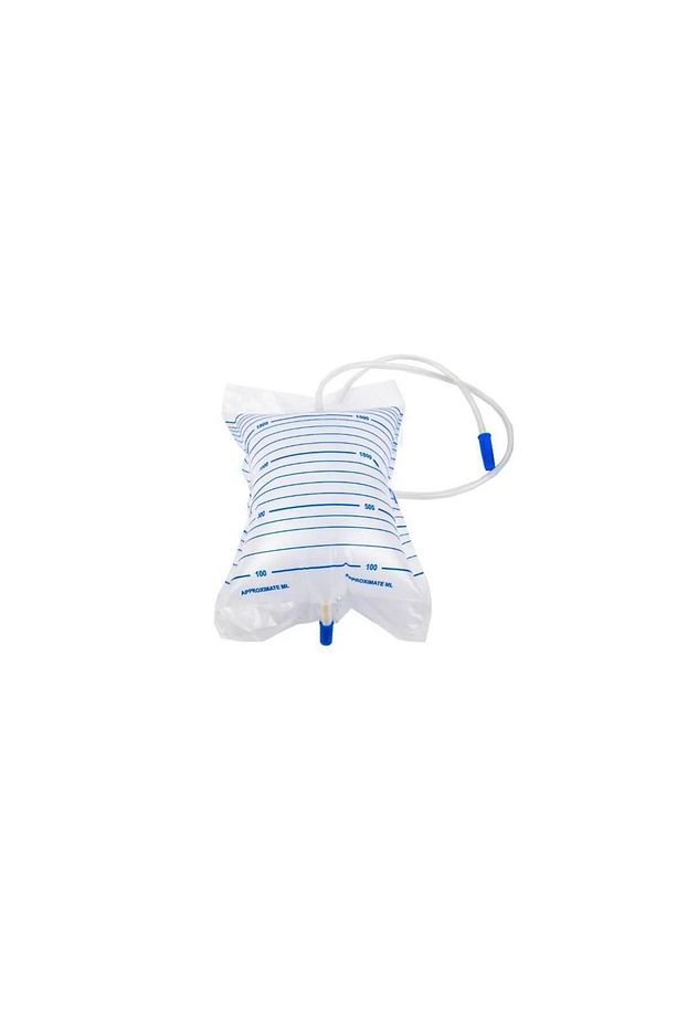 İdrar Torbası Düz Musluklu 2000ml Tekli Steril Paket 50 Adet - 1