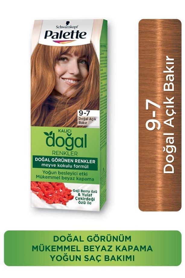 Kalıcı Doğal Renkler Saç Boyası 9-7 Doğal Açık Bakır X 3 Adet - 3