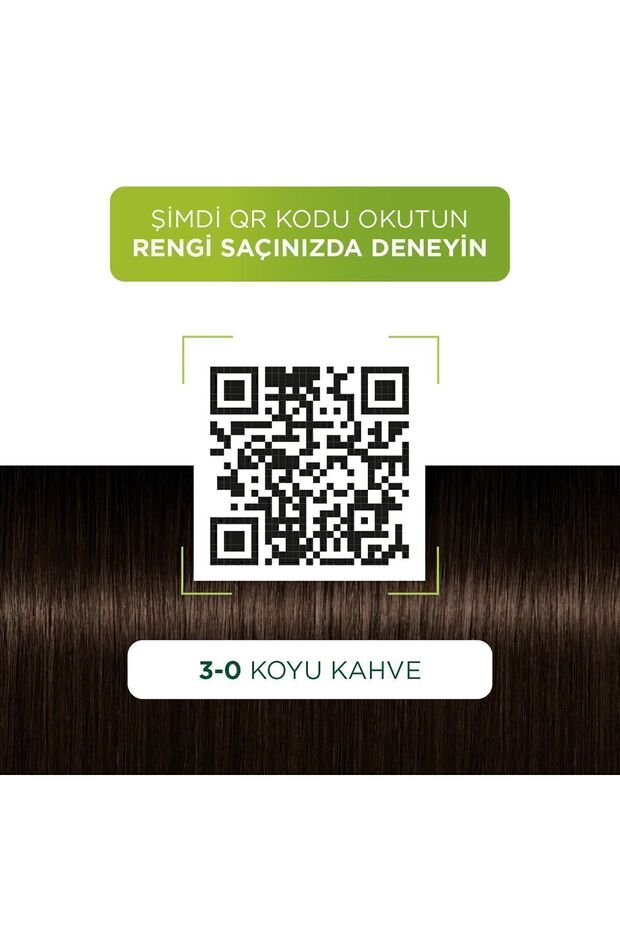 Kalıcı Doğal Renkler 3-0 Koyu Kahve - 2