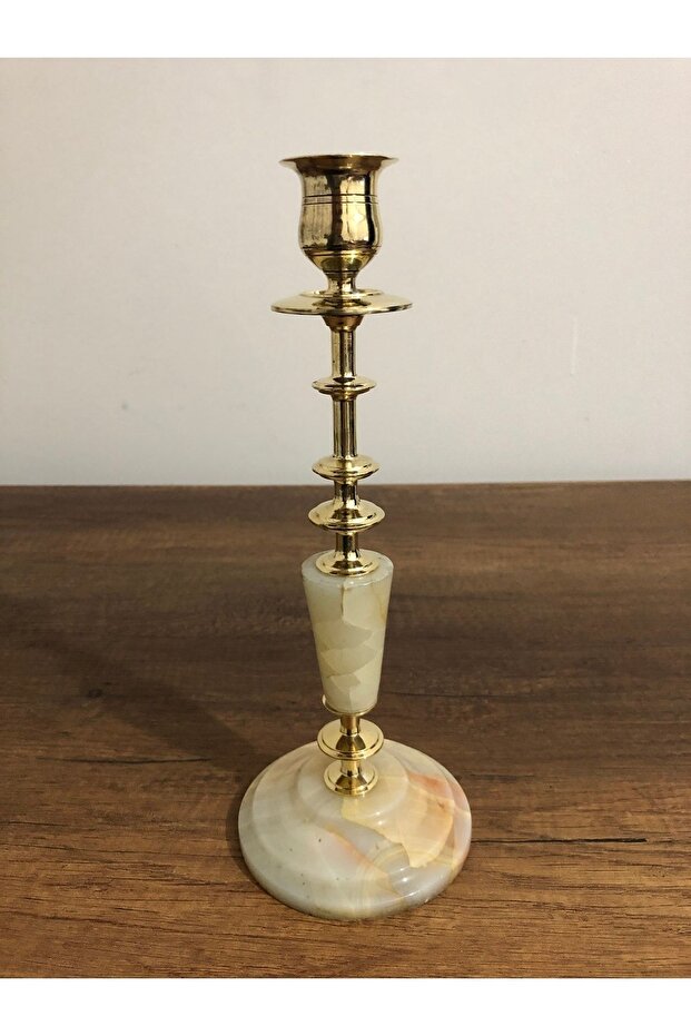 Tekli Mermerli Şamdan - 1