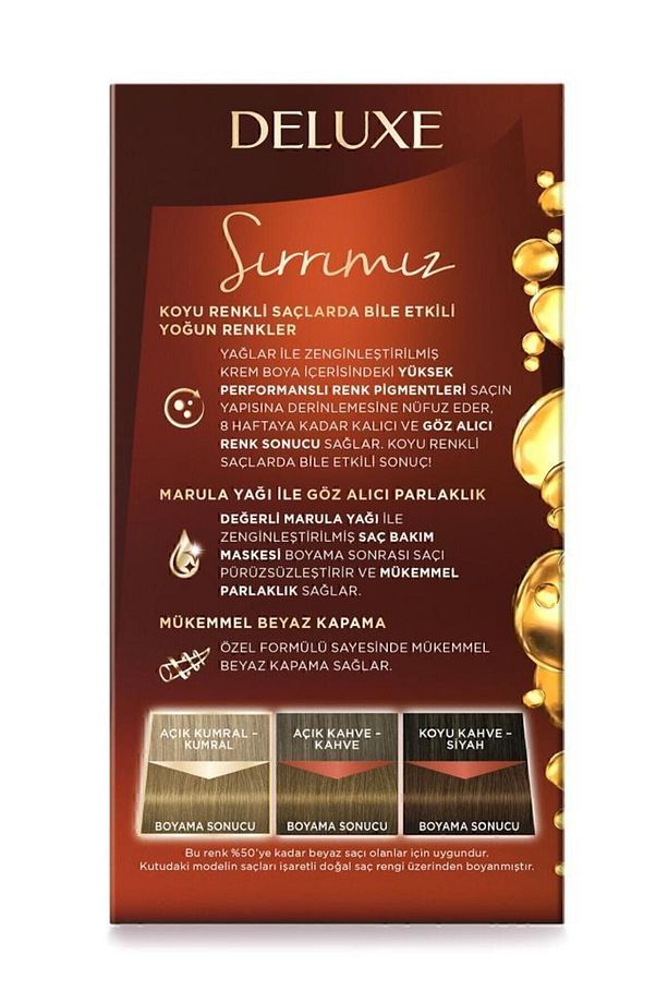Deluxe Yoğun Renkler 8-01 Küllü Açık Kumral X 2 Adet Saç Boyası - 4