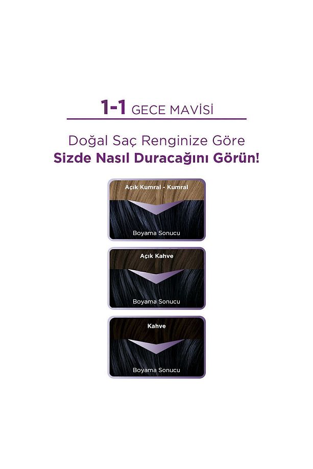 Göz Alıcı Renkler No:1/1 Gece Mavisi - 2