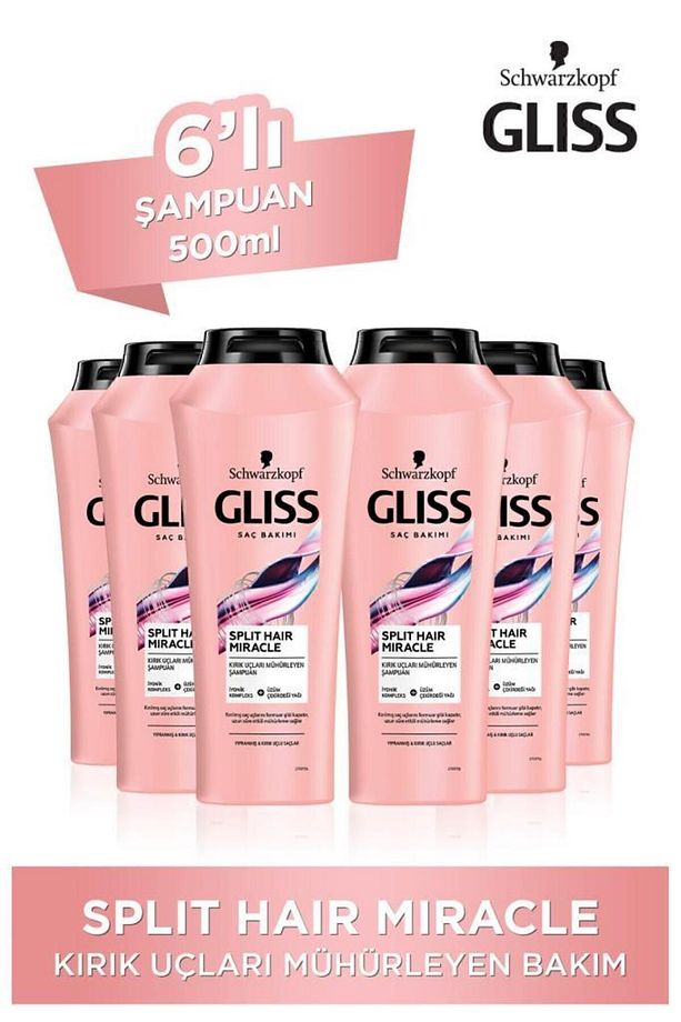 Split Hair Miracle Şampuan 500 ml X 6 Adet - 1