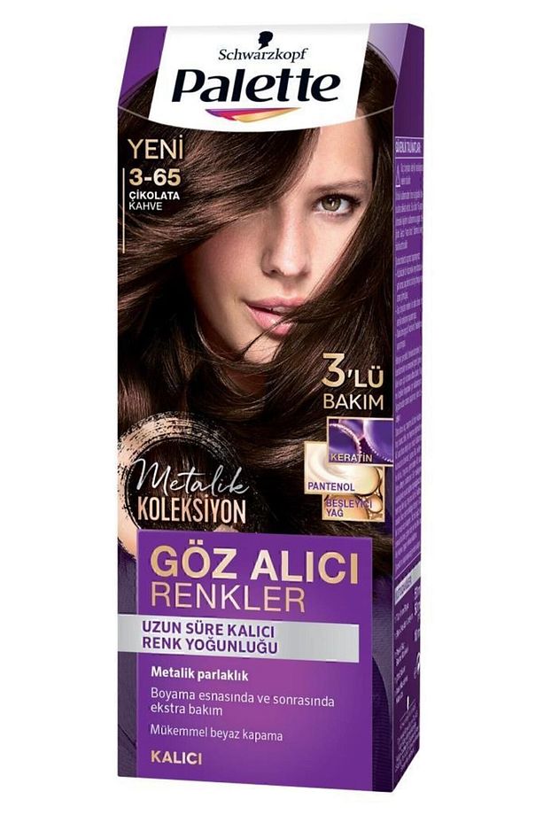 Göz Alıcı Renkler 3-65 Çikolata Kahve X 2 Adet - 3