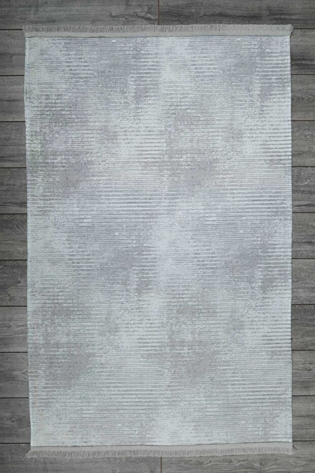 Plain Soft Patterned Gray Chenille Machine Carpet Runner Washable Hallway Carpet 8105