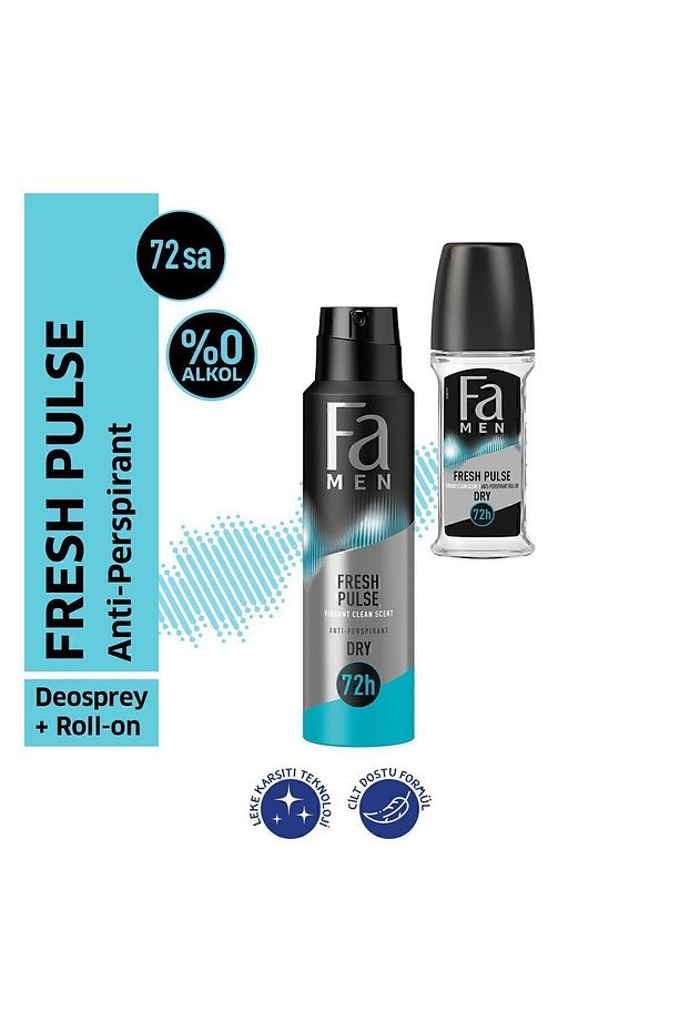 Erkek Roll-on Fresh Pulse 50ml Men Deosprey Fresh Pulse - 1
