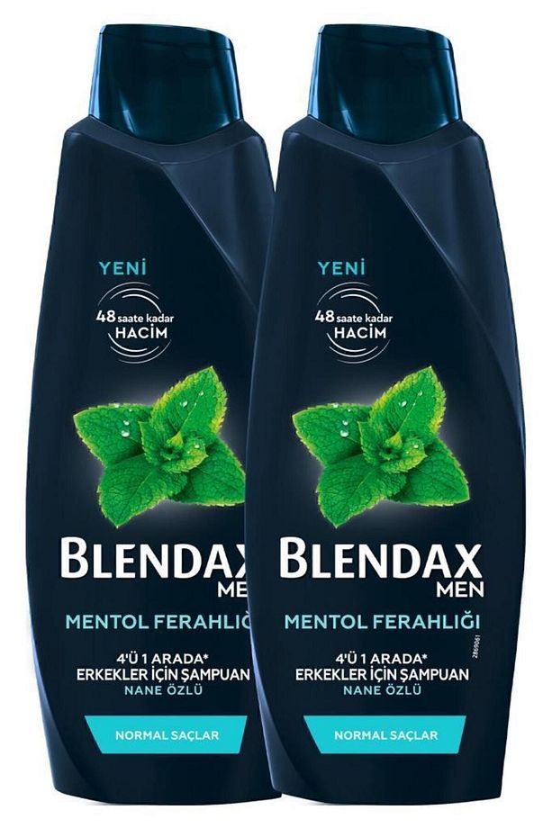 Erkekler Için Mentollü Şampuan 500 ml X 2 Adet - 2
