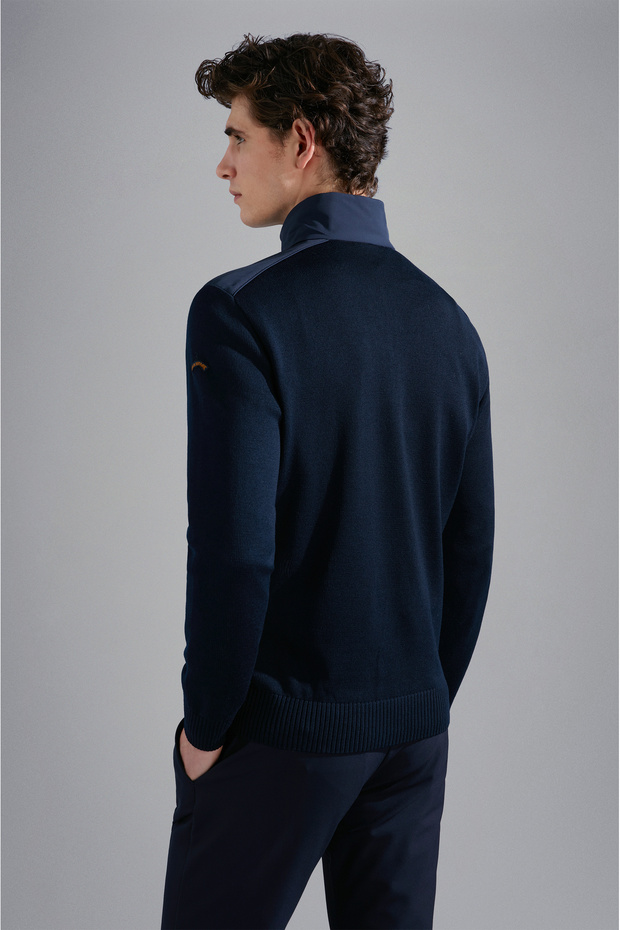 MEN'S ZIPPED PULLOVER C.W. WOOL - 2