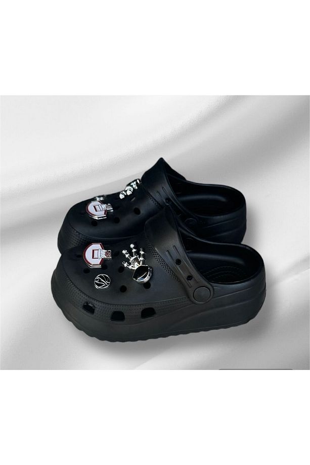 erkek çocuk siyah soft yumuşak taban terlik sandalet - 2