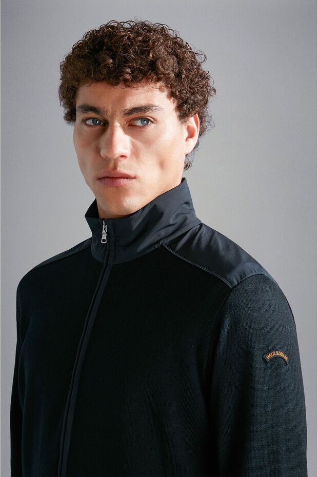 MEN'S ZIPPED PULLOVER C.W. WOOL - 3